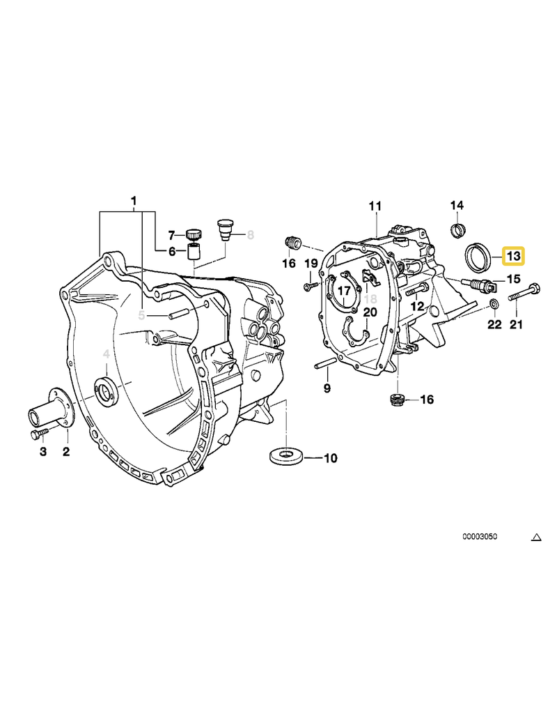 BMW Repair kit shaft seal for BMW