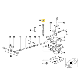 BMW Auto transmission pull rod for BMW E-32 E-34 E-36