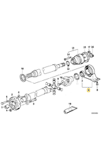 Driveshaft carrier with bearing for BMW E-31