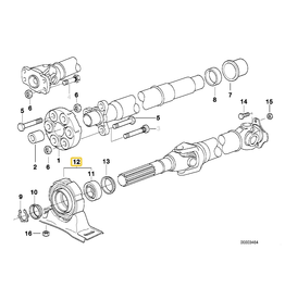 Center mount for E-36 E-38