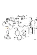 BMW Fuel feed line for BMW E-12 E-21 E-28 E-30