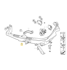 BMW Headlight bracket right for BMW E-90 E-91