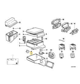 BMW Wiring box for BMW E-32 E-34