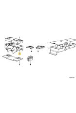 BMW Rear fuse rack for BMW E-32 E-34