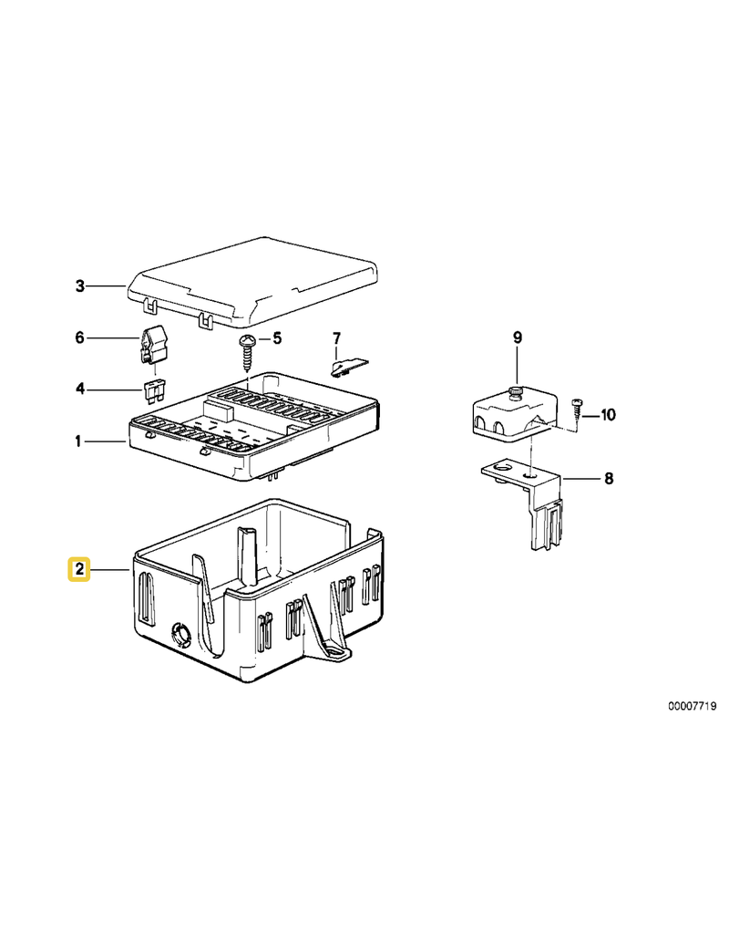 BMW Wiring box for BMW E-30