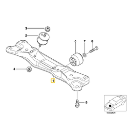 BMW Gearbox support for BMW E-34 automatic