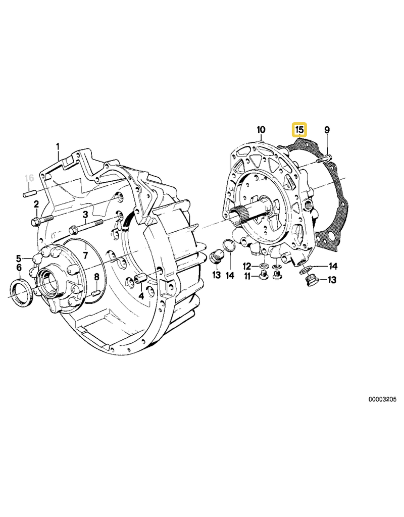 BMW Automatic tranmission gasket for BMW E-23 E-24 E-28 E-30 E-31 E-32