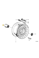 BMW Wheel hub cap for BMW E-12 E-23 E-24 E-28 2002