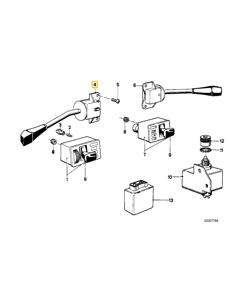 BMW Turn signal switch for BMW E-23