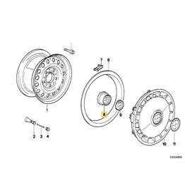 BMW Hub cap for BMW E-30