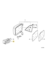 BMW Knob switch exterior mirror for BMW E-12 E-21 E-23 E-24 E-28