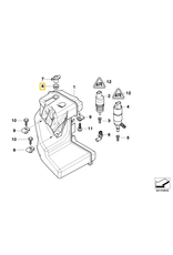 BMW Windshield washer reservoir grommet for BMW