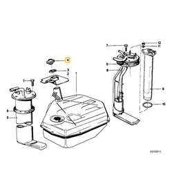 OEM Gas tank cap without lock for BMW E-12 E-21 E-23 E-24