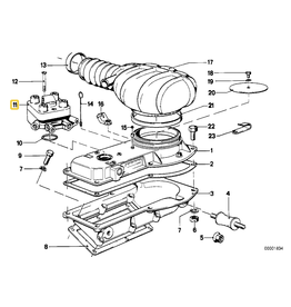 BMW Fuel volume distributor for BMW E-21 320
