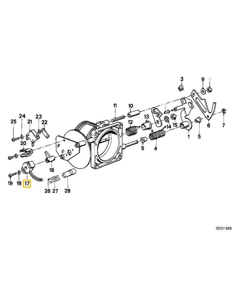 BMW Angle indicator for BMW E-23 E-24 E-28