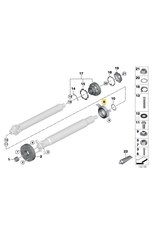 BMW Drive shaft mount for BMW E-53 X5