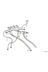 BMW Fuel return line for BMW E-12 E-21 E-28 E-30