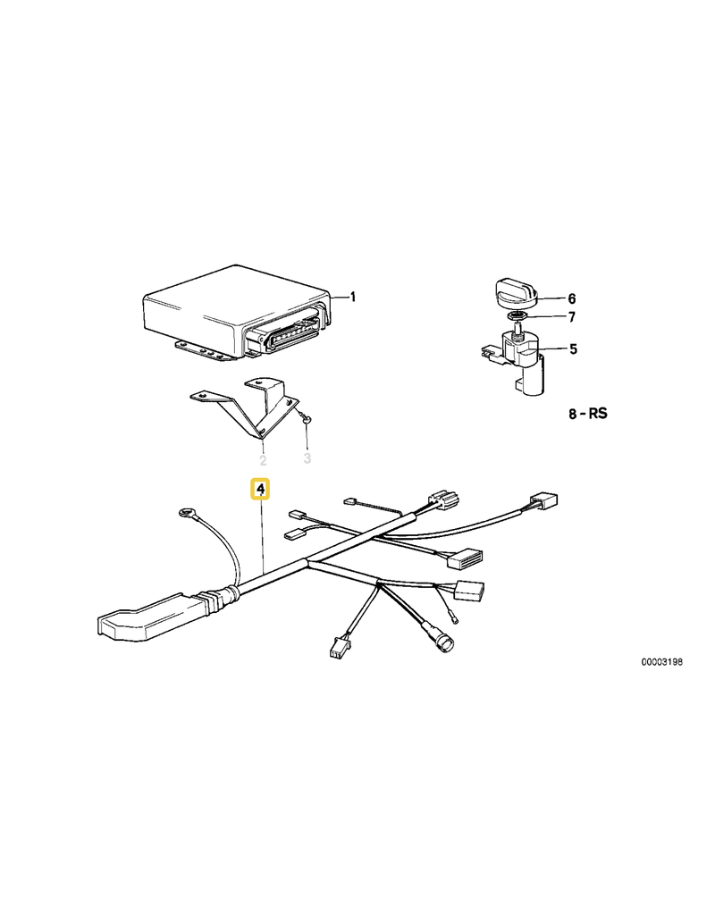 BMW EGS harness for BMW E-24