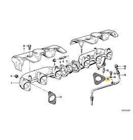 Elring Exhaust gasket for BMW E-12 E-23 E-24