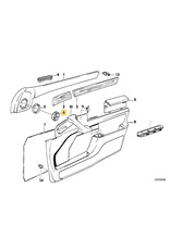 BMW Door trim cover for BMW E-32