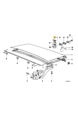 BMW Trunk lid catch upper part for BMW E-28