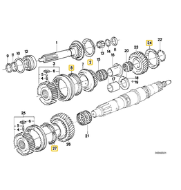 BMW Synchronizer ring for BMW E-23 E-24 E-28 E-30 Gtrag 260