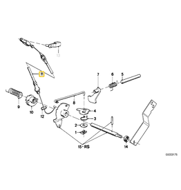 OEM NOS Accelerator bowden cable for BMW E-21 E-30 318 320