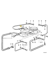 BMW NOS Pressure hose assy for BMW E-12 E-21