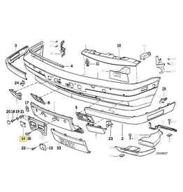 BMW Bumper trim for BMW E-34