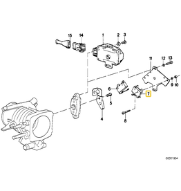 BMW Throttle valve switch for BMW E-12 E-23 E-24