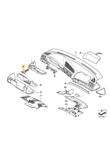BMW Parking brake handle for BMW E-38