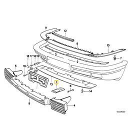 BMW Front bumper holder for BMW E-32