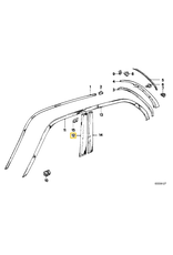 BMW Front door covering left for BMW E-30