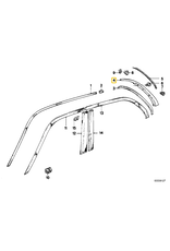 BMW Molding air rear left for BMW E-30