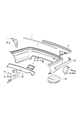 BMW Rear bumper strip left for BMW E-36