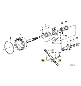 BMW Speedometer drive for BMW E-12 E-21 E-23 E-24 E-28 E-30