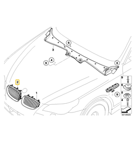 BMW Right grill for BMW E-60