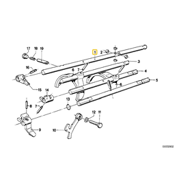 BMW Transmission selector shaft for BMW E-12 E-21 E-28 E-30