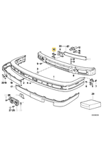 BMW Left bumper bracket for BMW E-30