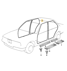 BMW Junta porta traseira para  BMW E-23