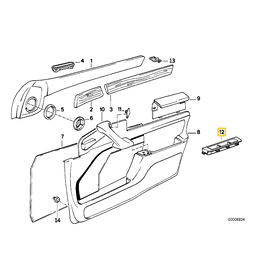 BMW NOS cointray for BMW E-32