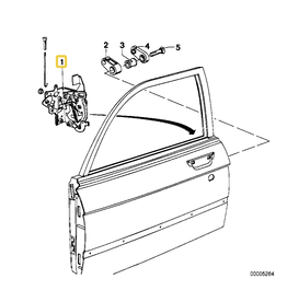 BMW NOS Front right door catch for BMW E-12