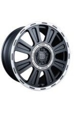 Brabus Forged Wheel, 9.5Jx20". Matte Black / Polished Finish. 5 lug 5x112