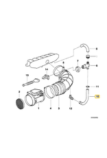 Air flow hose for BMW E-34