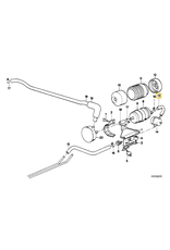 Fuel hose for BMW E-24 E-28 E-30 E-31 E-32