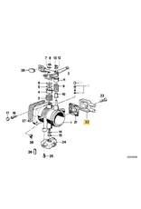 BMW Throttle Housing cover for BMW E-28 E-30 E-34