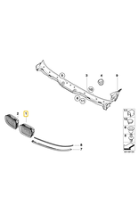 BMW Grill chrome left for BMW E-39