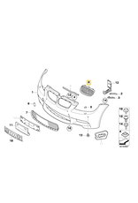 BMW Grill chrome left for BMW E-90