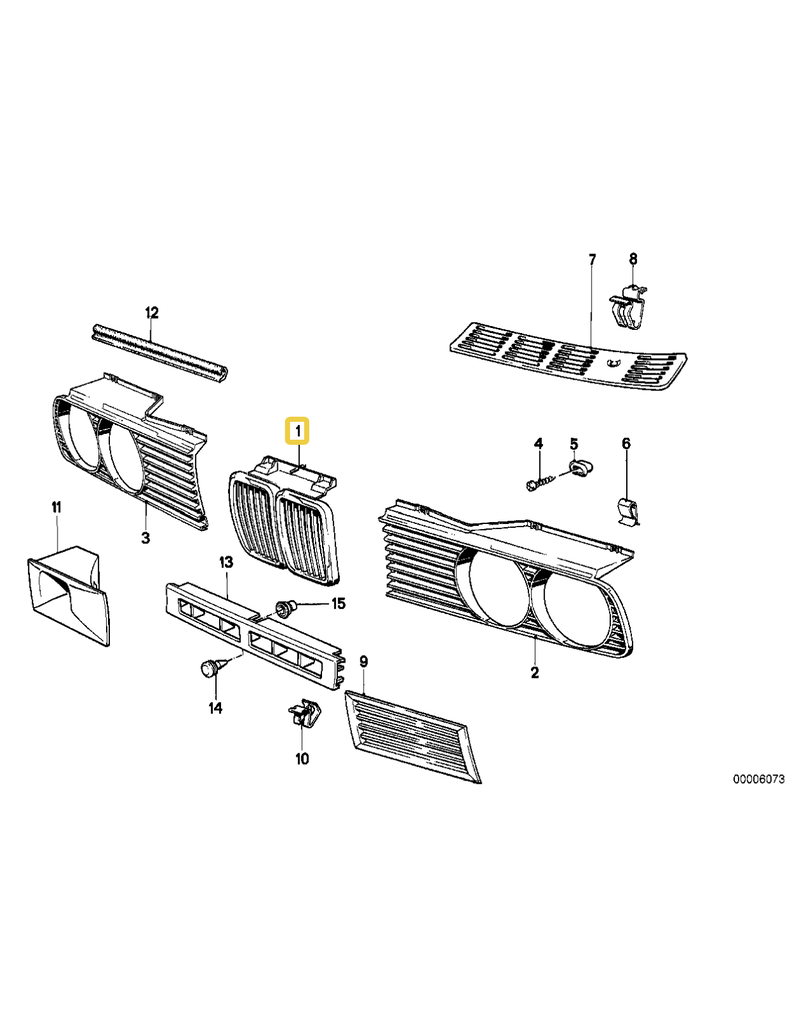 BMW Grill center for BMW E-30