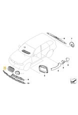 BMW Right grill for BMW X5 E-53